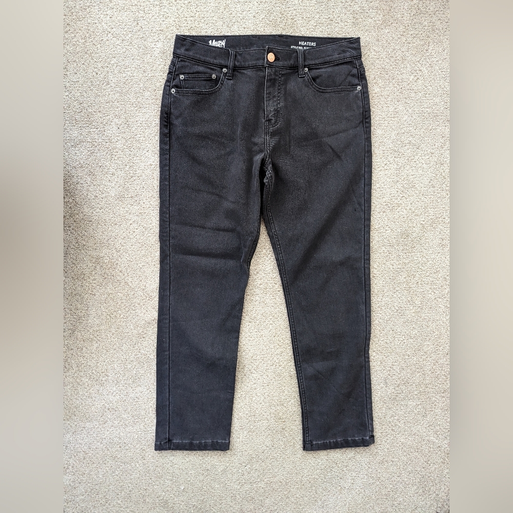Mugsy Jeans Thermostretch Heaters size 34x30 in Dark Grey